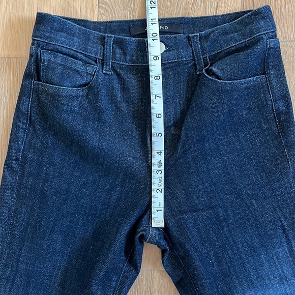 J Brand High Waisted Skinny Jeans - Resolute Dark Blue Jeans - Size 26 - Picture 14 of 16